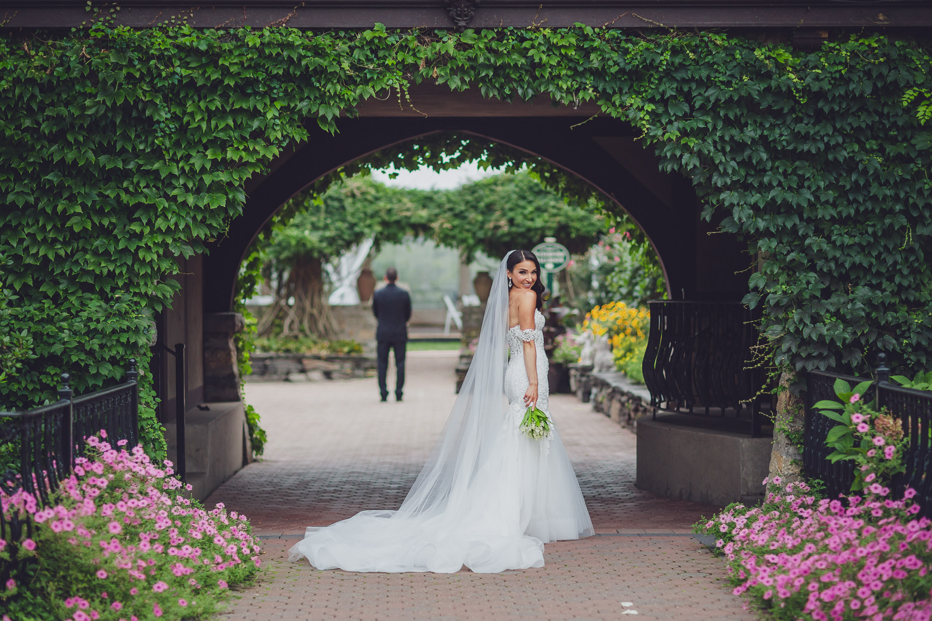 Chelsea & Mitchell First Look Photo Saint Clements Wedding Photo