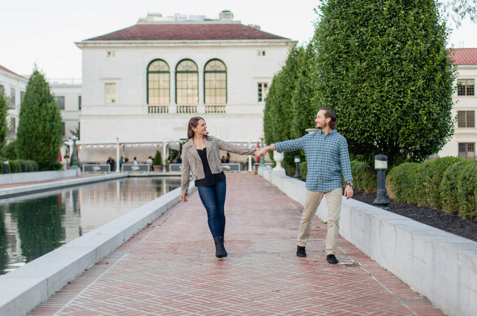 Pamela & Brian | Engagement Photos at Frelinghuysen Arboretum