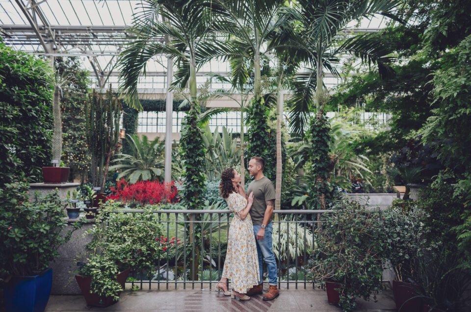 Rachel & Casper | Engagement Photos at Longwood Gardens
