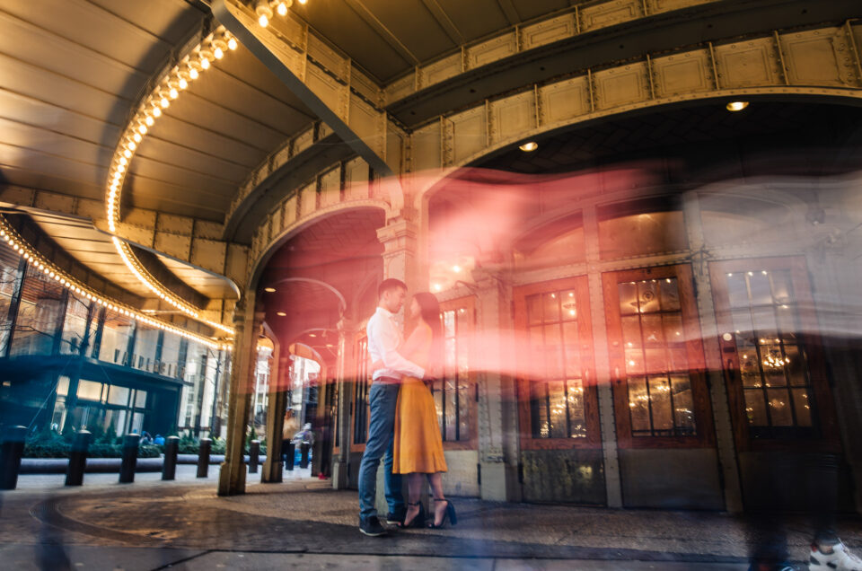 Patricia & Eric | Engagement Photos in Bryant Park New York City