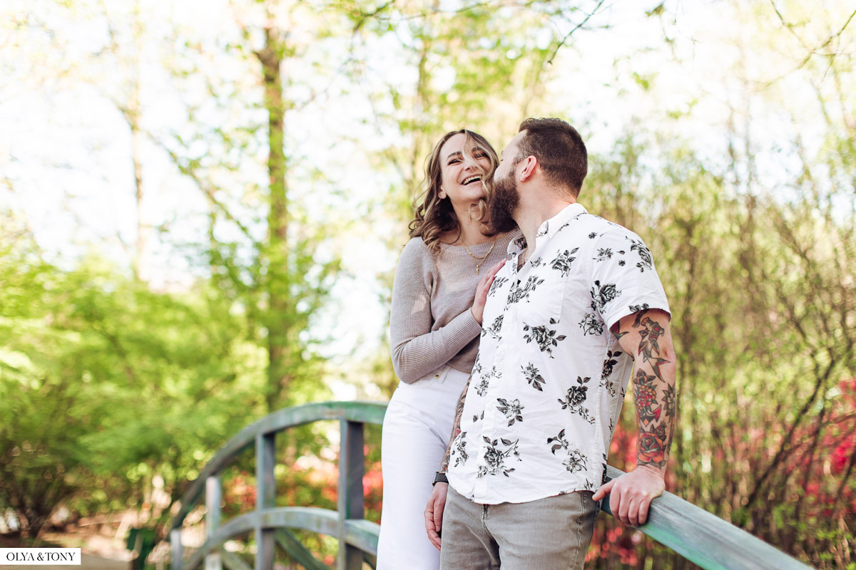 engagement photos at grounds for sculpture hamilton nj 12