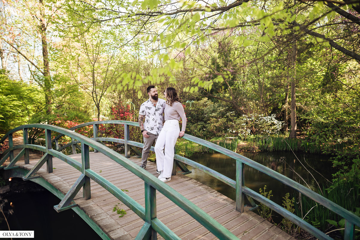 engagement photos at grounds for sculpture hamilton nj 13