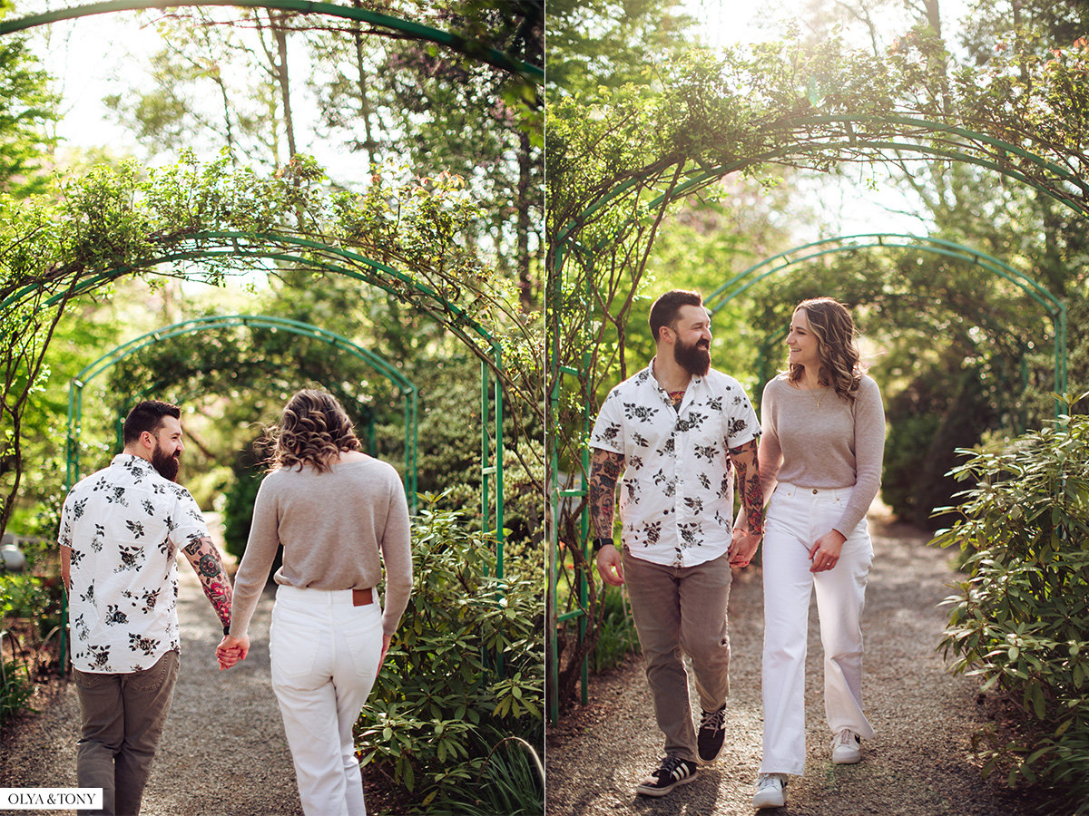engagement photos at grounds for sculpture hamilton nj 4