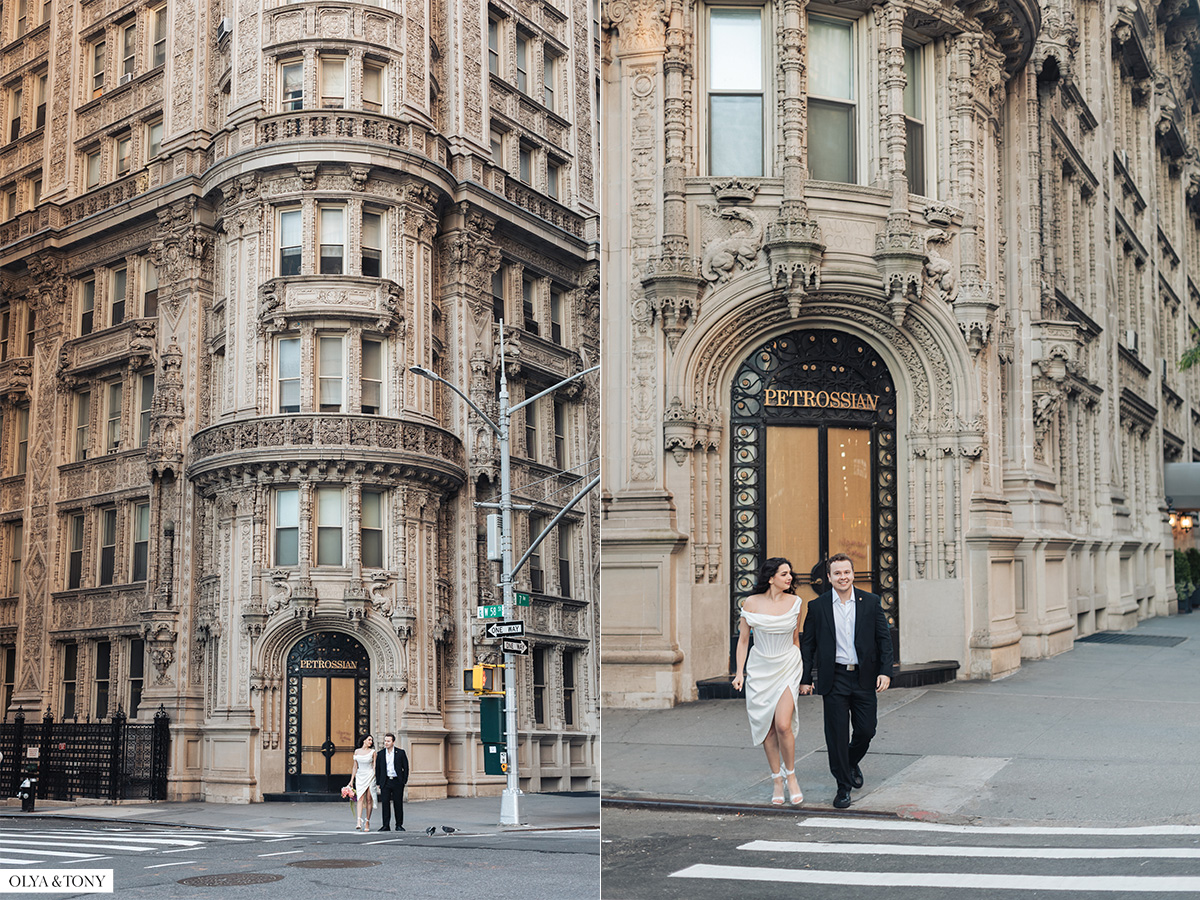 engagement photos at petrossian new york 15