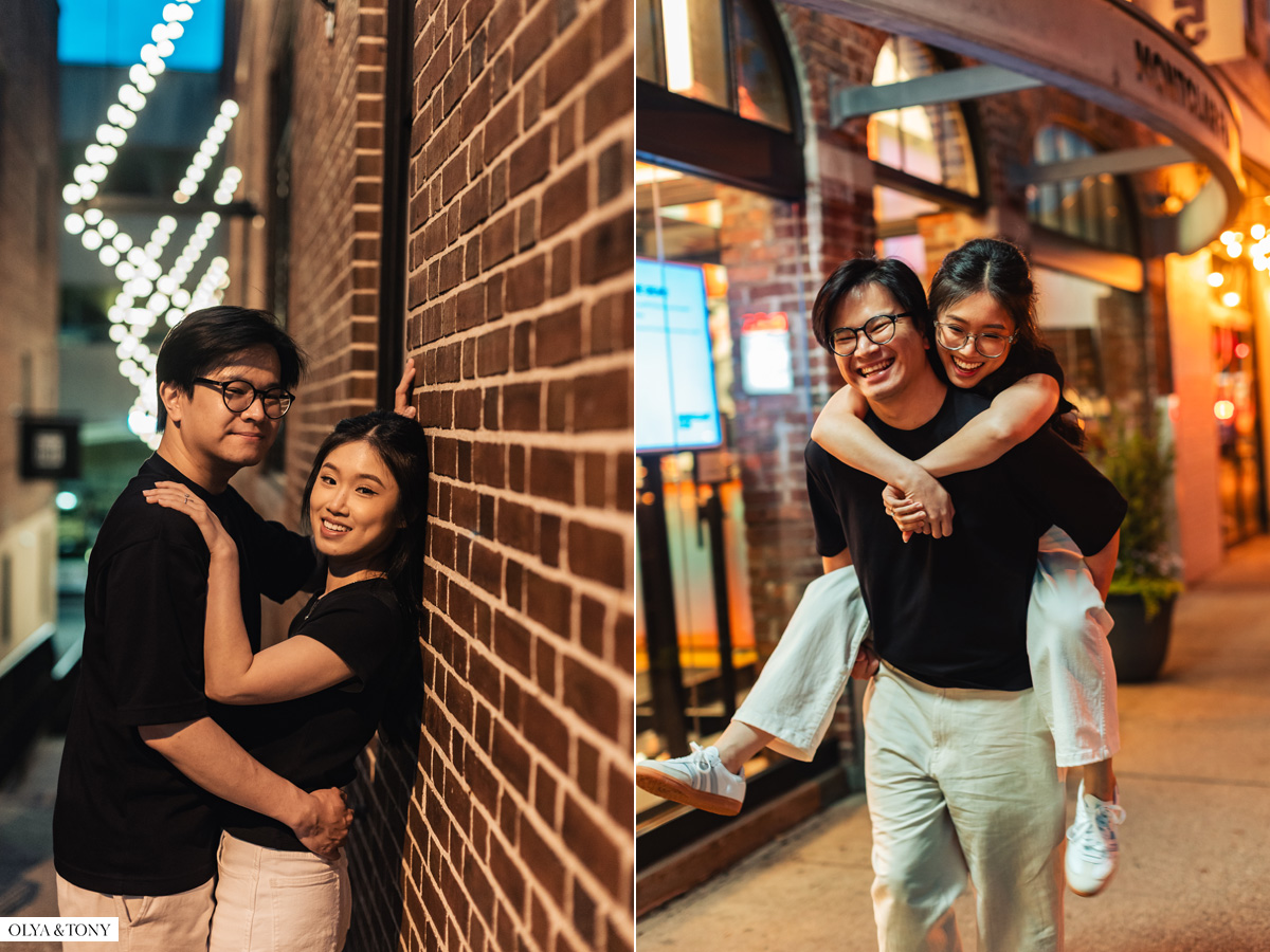 engagement photos at van vleck house gardens 1