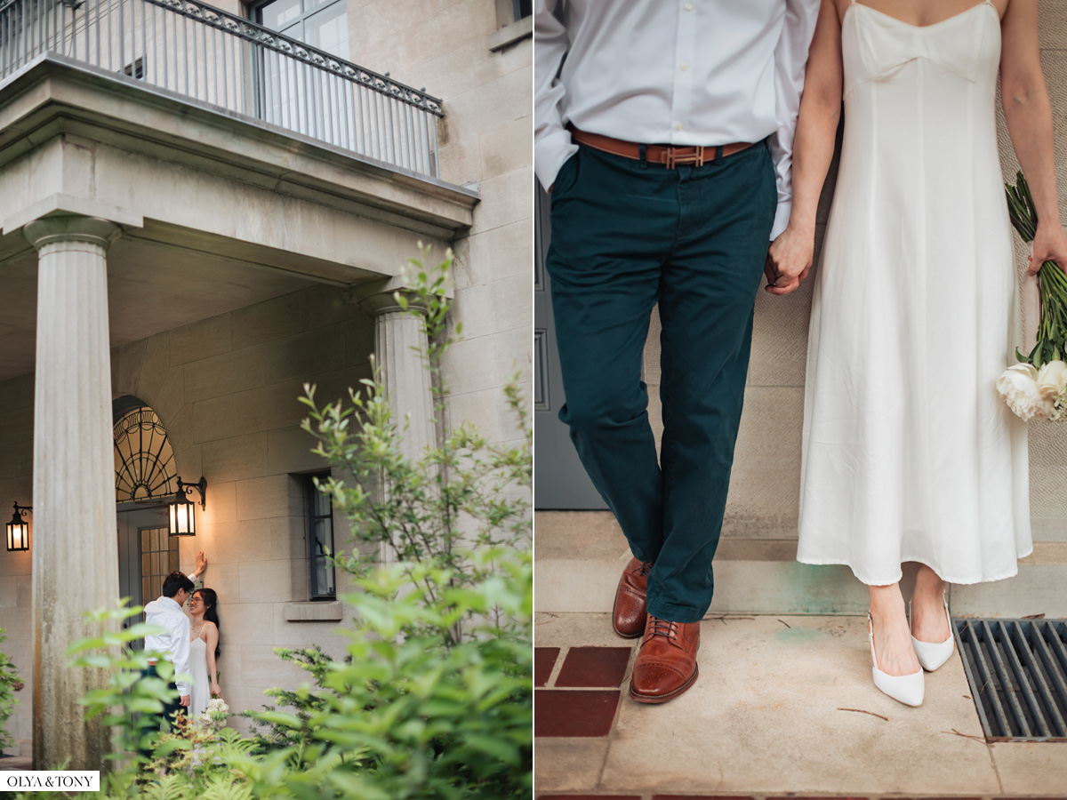 engagement photos at van vleck house gardens 13