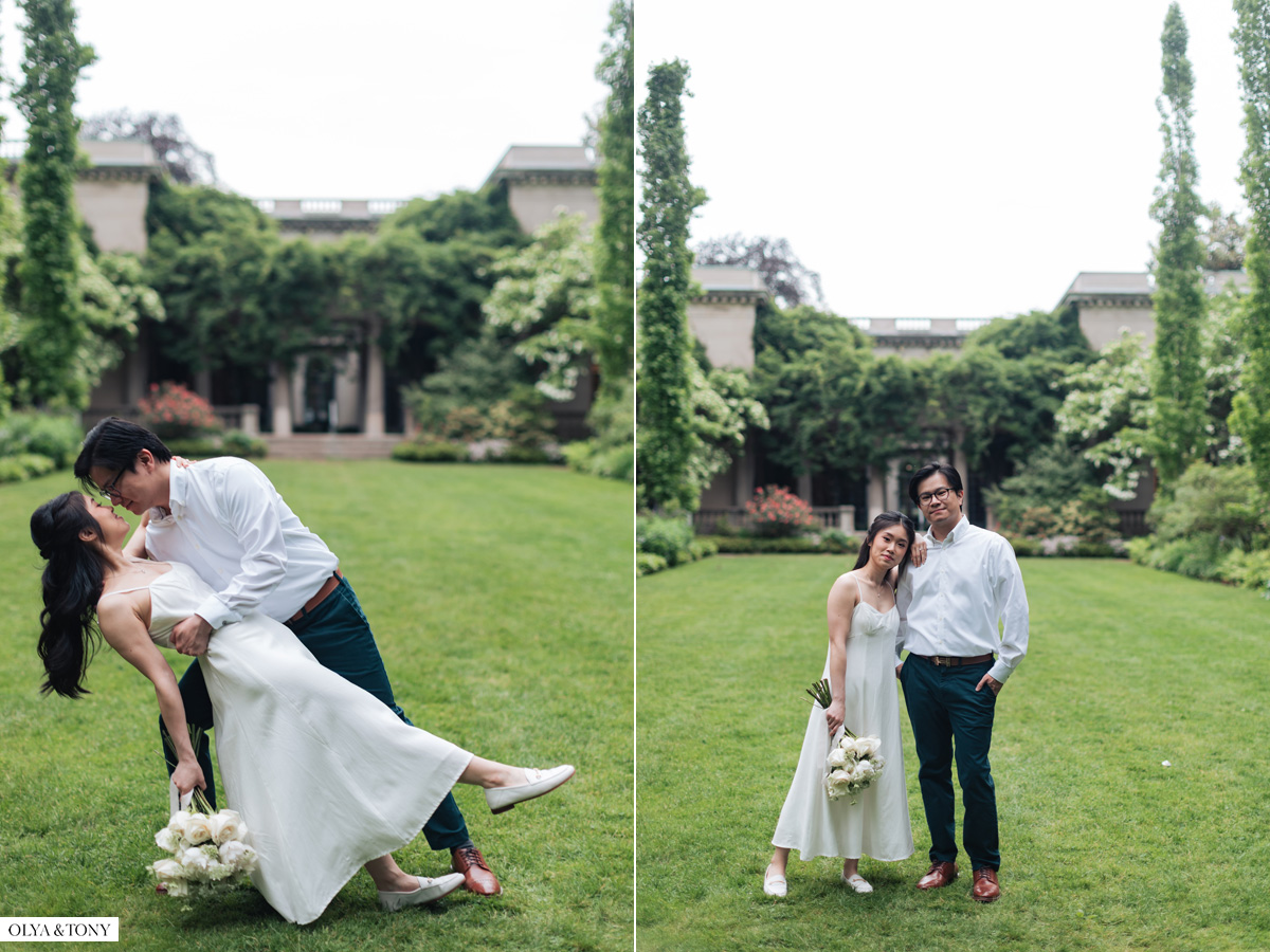 engagement photos at van vleck house gardens 17