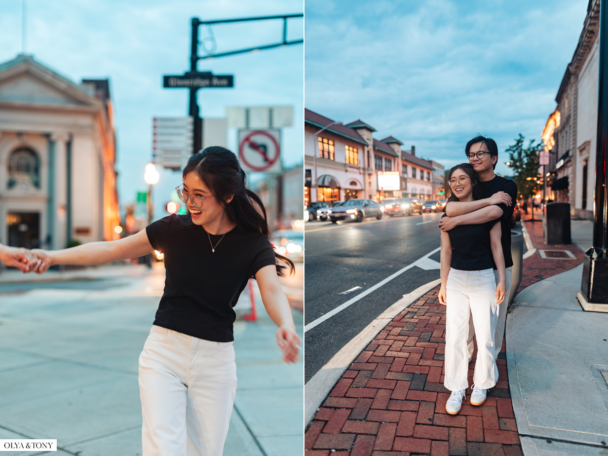 engagement photos at van vleck house gardens 2