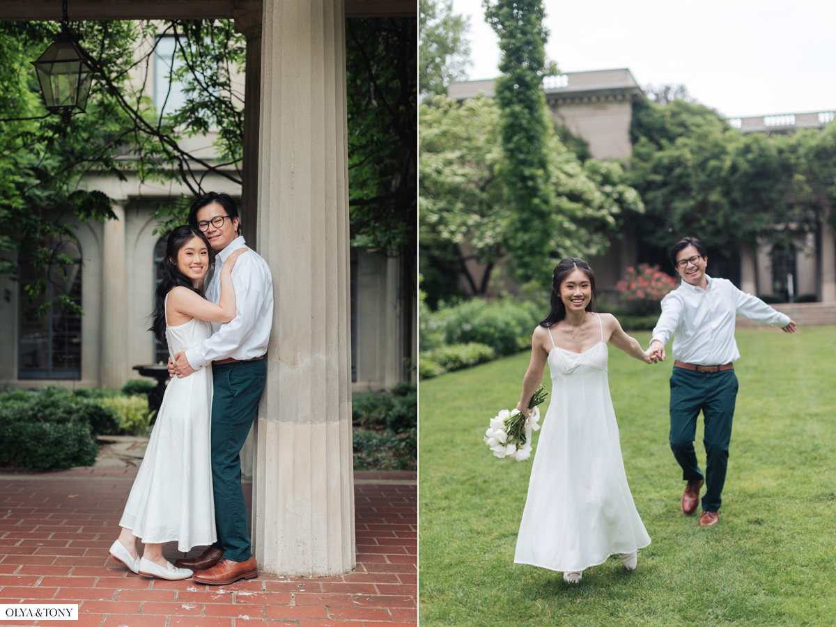 engagement photos at van vleck house gardens 20
