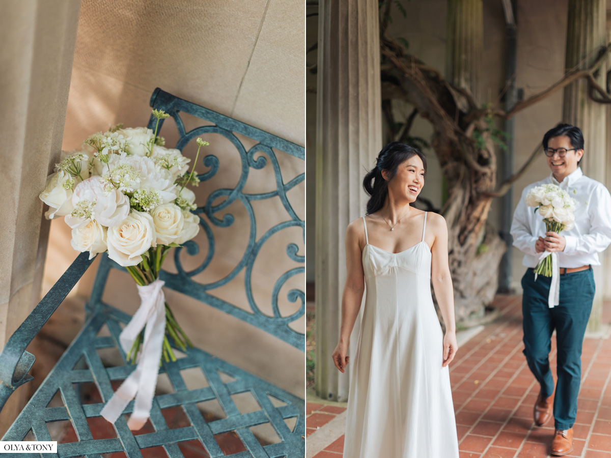 engagement photos at van vleck house gardens 27