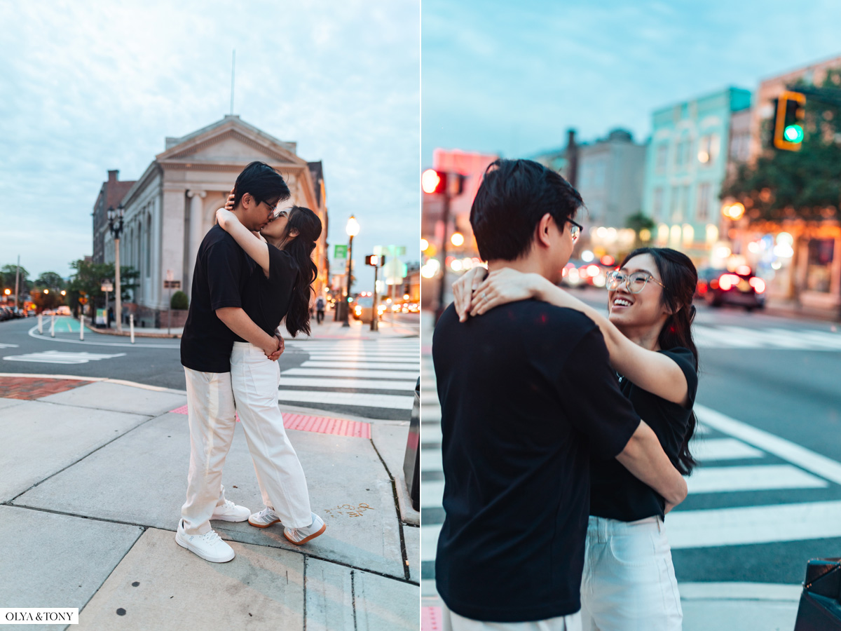 engagement photos at van vleck house gardens 3