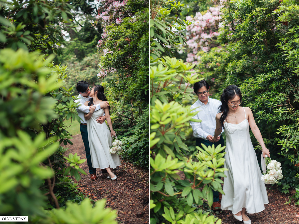 engagement photos at van vleck house gardens 5